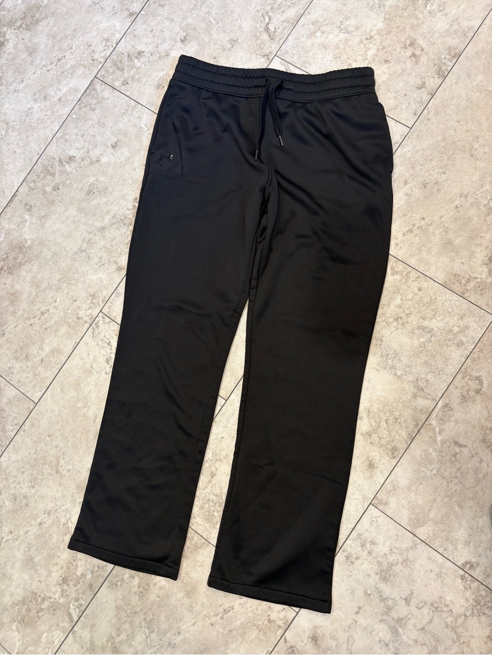 Under Armour Black Fleece Joggers with Drawstring Waist